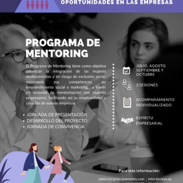 Programa de Mentoring para ayudar a la integración laboral de las mujeres