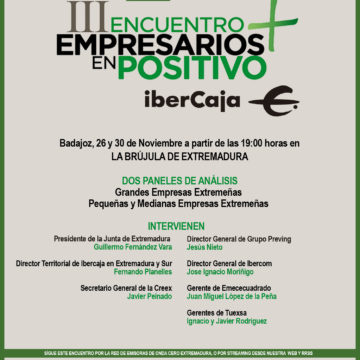 Javier Peinado participa hoy en el III encuentro Empresarios en Positivo