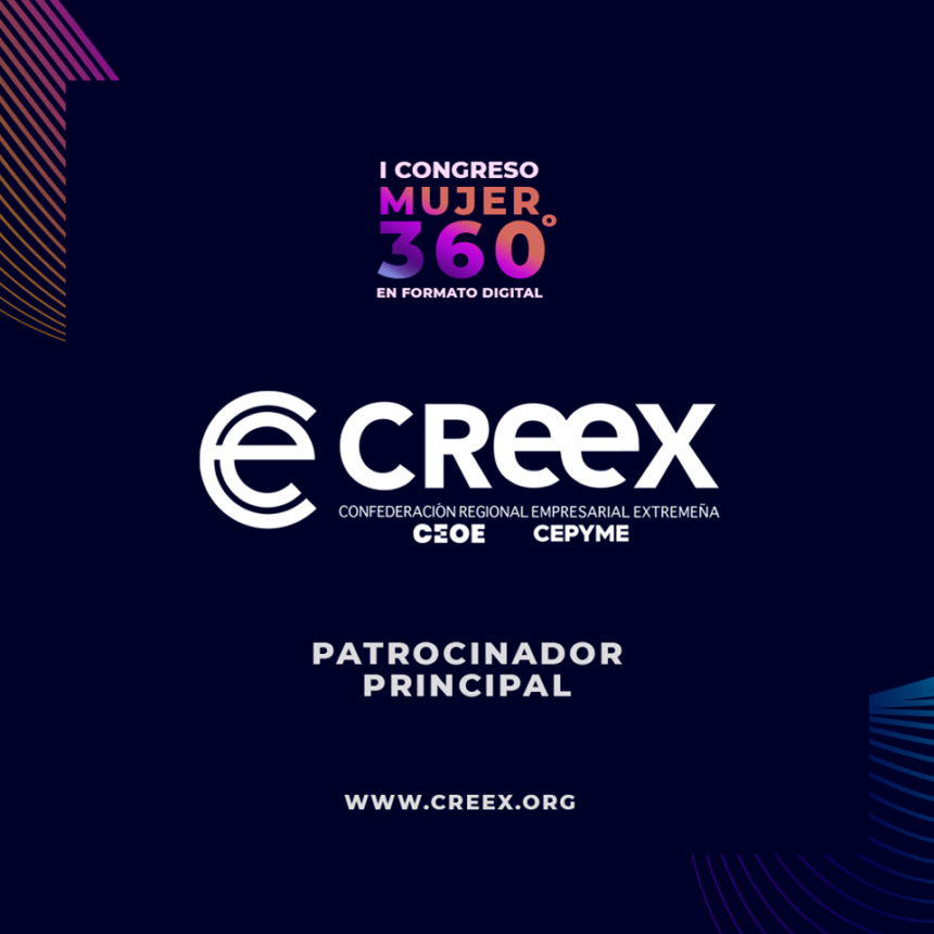 CREEX colabora con el Congreso Mujer 360º que se celebra el próximo día 15