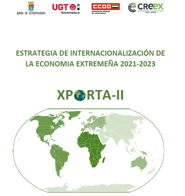 Documento completo de la Estrategia de Internacionalización de la Economía Extremeña 2021-2023