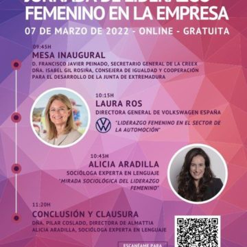 CREEX celebra la Jornada de Liderazgo Femenino en la Empresa el próximo 7 de marzo