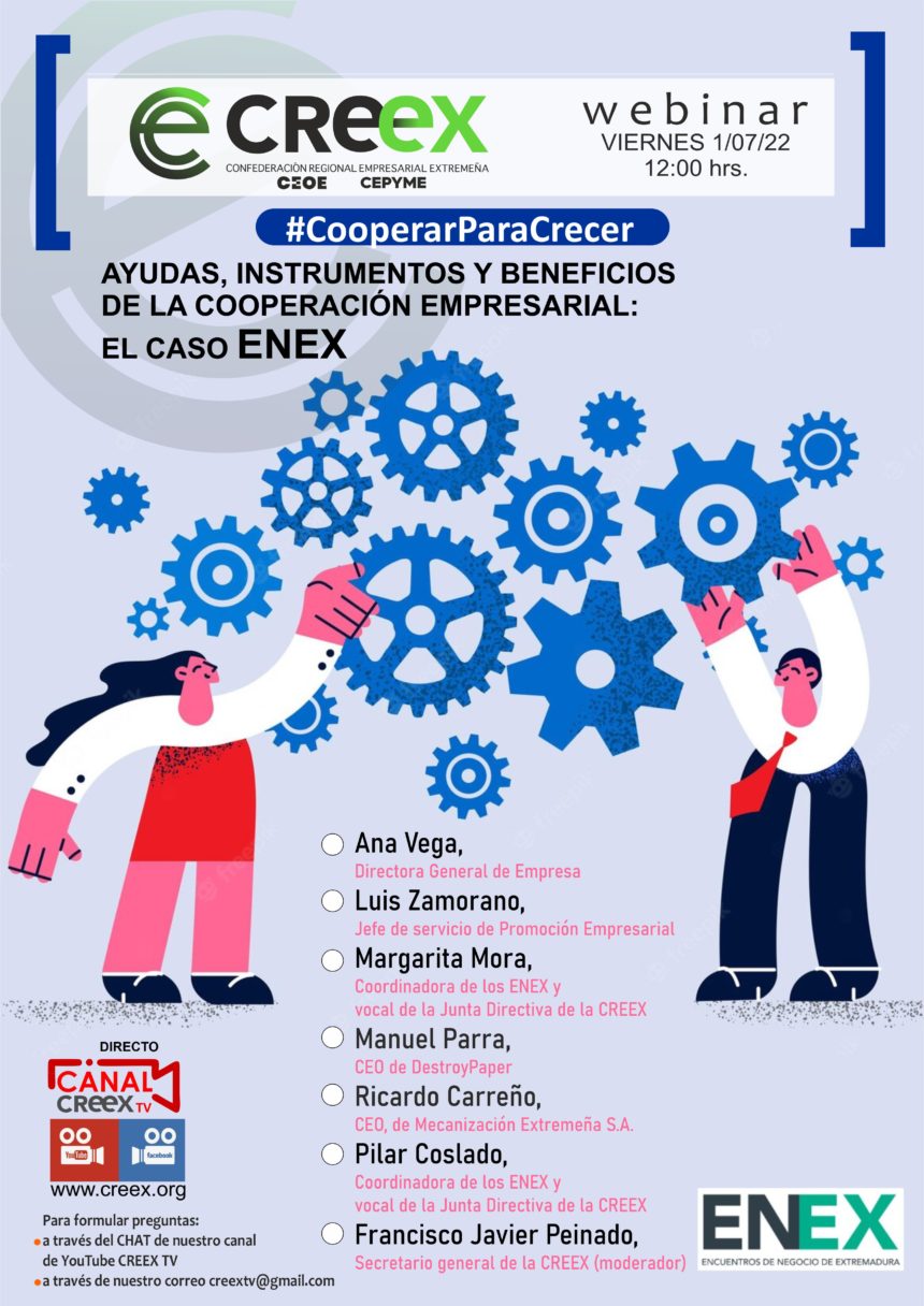 #CooperarParaCrecer: CREEX extenderá el modelo de Encuentros de Negocios a toda Extremadura