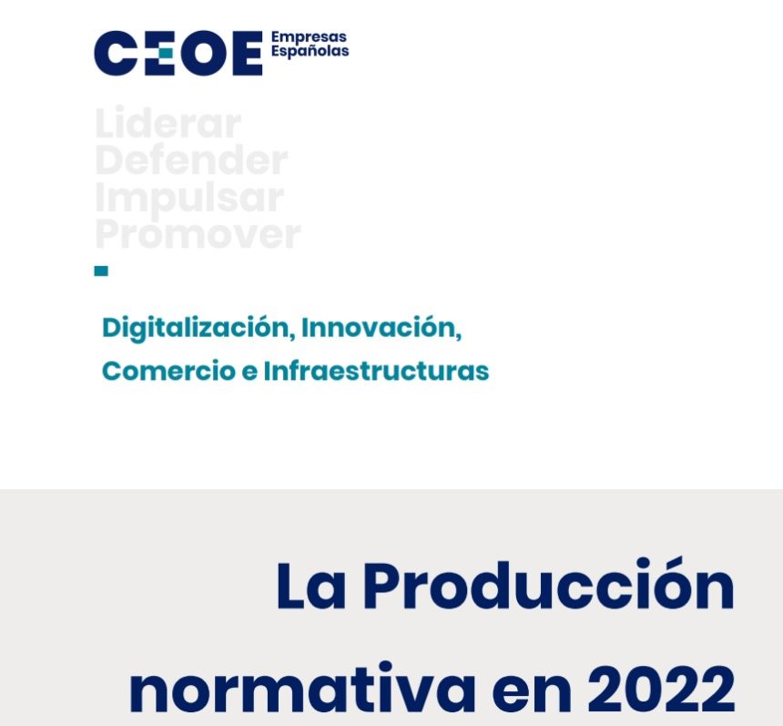 La producción normativa en España superó  los 1,3 millones de páginas en 2022