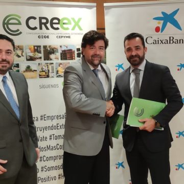 CREEX y CaixaBank amplían su acuerdo de colaboración para apoyar a las empresas integradas en la organización empresarial