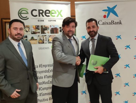 CREEX y CaixaBank amplían su acuerdo de colaboración para apoyar a las empresas integradas en la organización empresarial