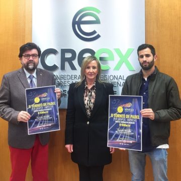 Presentado el II Torneo de Pádel por equipos de empresa que patrocina CREEX